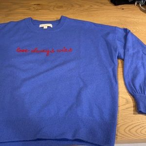 Blue sweater